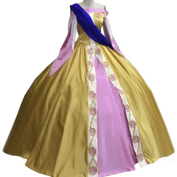 Personalizat Printesa Anastasia cosplay Costum roz și galben stil poate alege 11