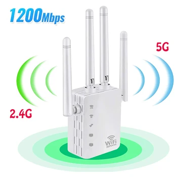 5 Ghz WIFI Booster Repetor Wireless Wi fi Extender 1200Mbps Rețea Amplificator 802.11 N Long Range Semnal Wi-Fi Repetidor